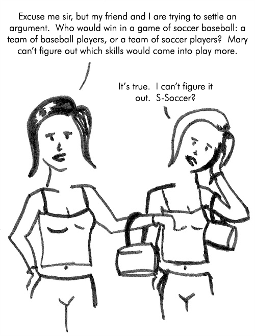 it's all about FUNDAMENTALS.  also, i totally lifted this question from my friend chris!  we thought it was probably baseball players, but then we thought, wait, it's probably soccer players.