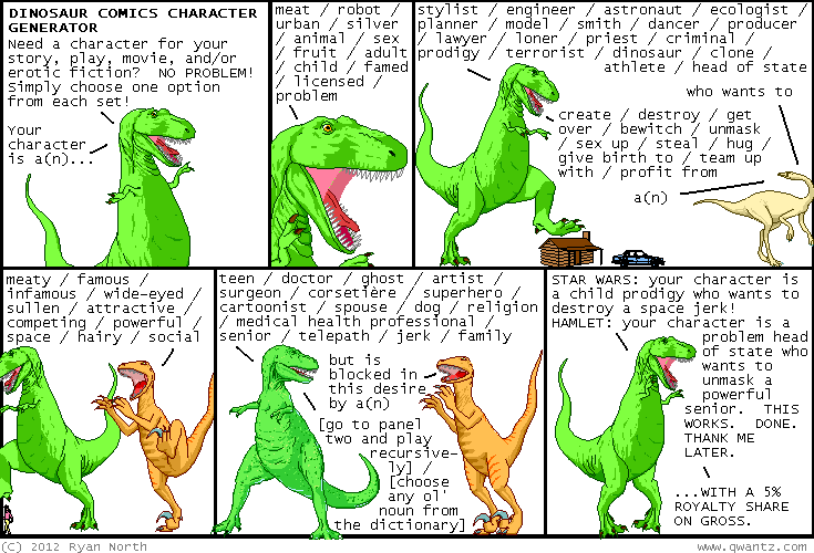 Dinosaur Comics Source Image
